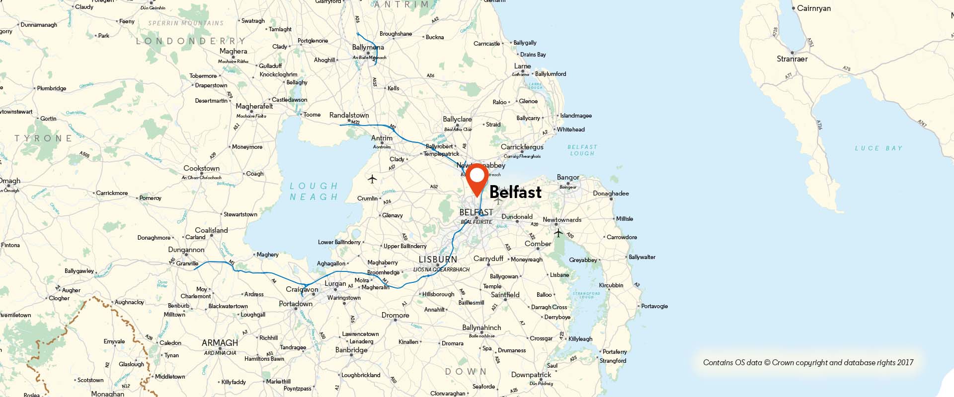 North Belfast CoM location