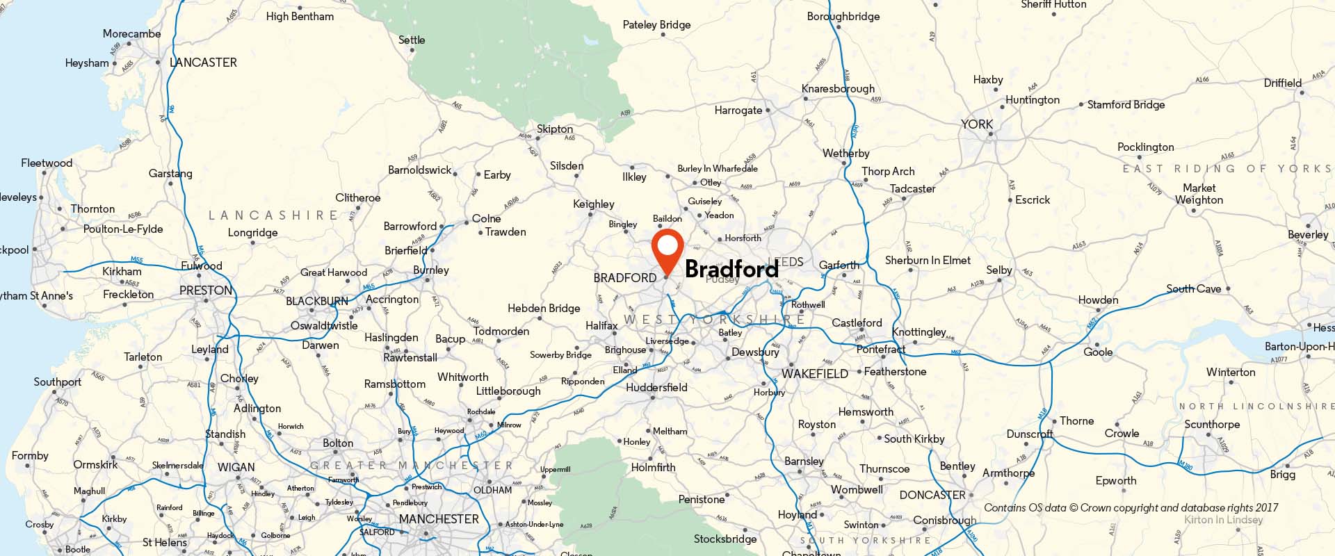 Bradford CoM location
