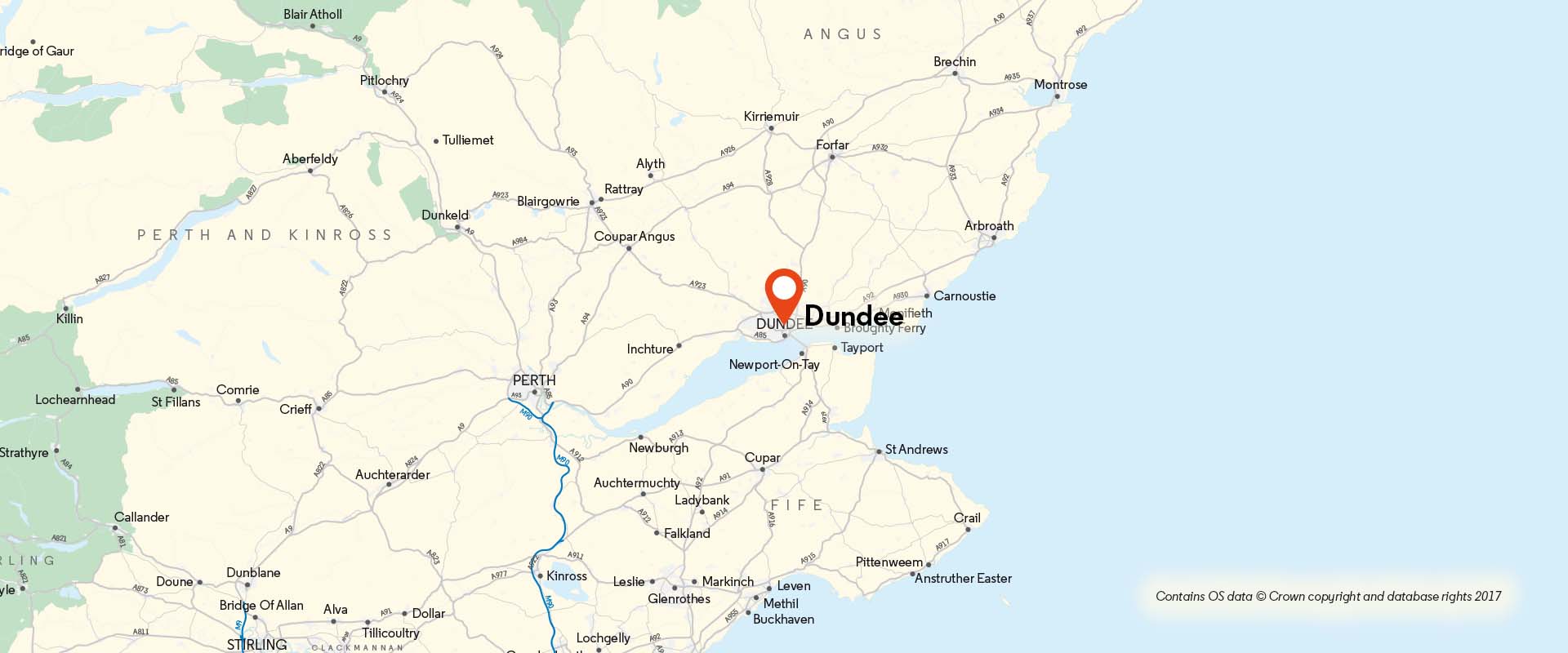Dundee CoM location