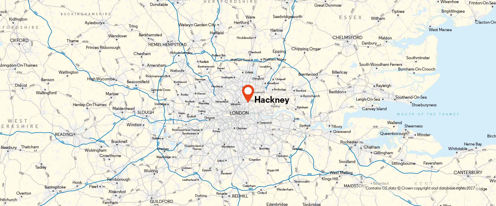 Hackney CoM location