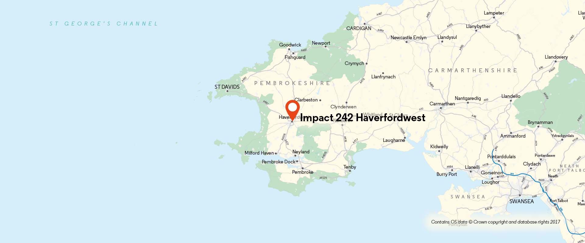 Haverfordwest CoM location