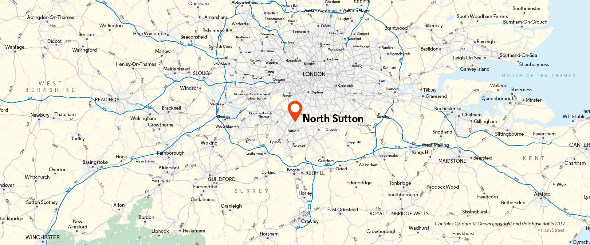 North Sutton CoM location